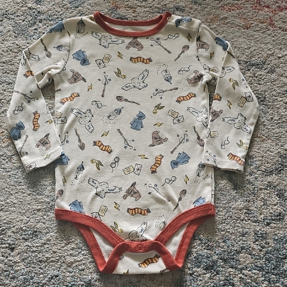 Nwot Harry Potter Long Sleeve Bodysuit - Wizarding World™